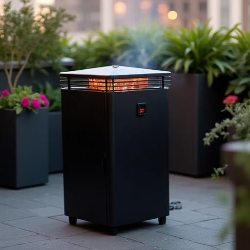 The Urban Ember electric terrace grill.